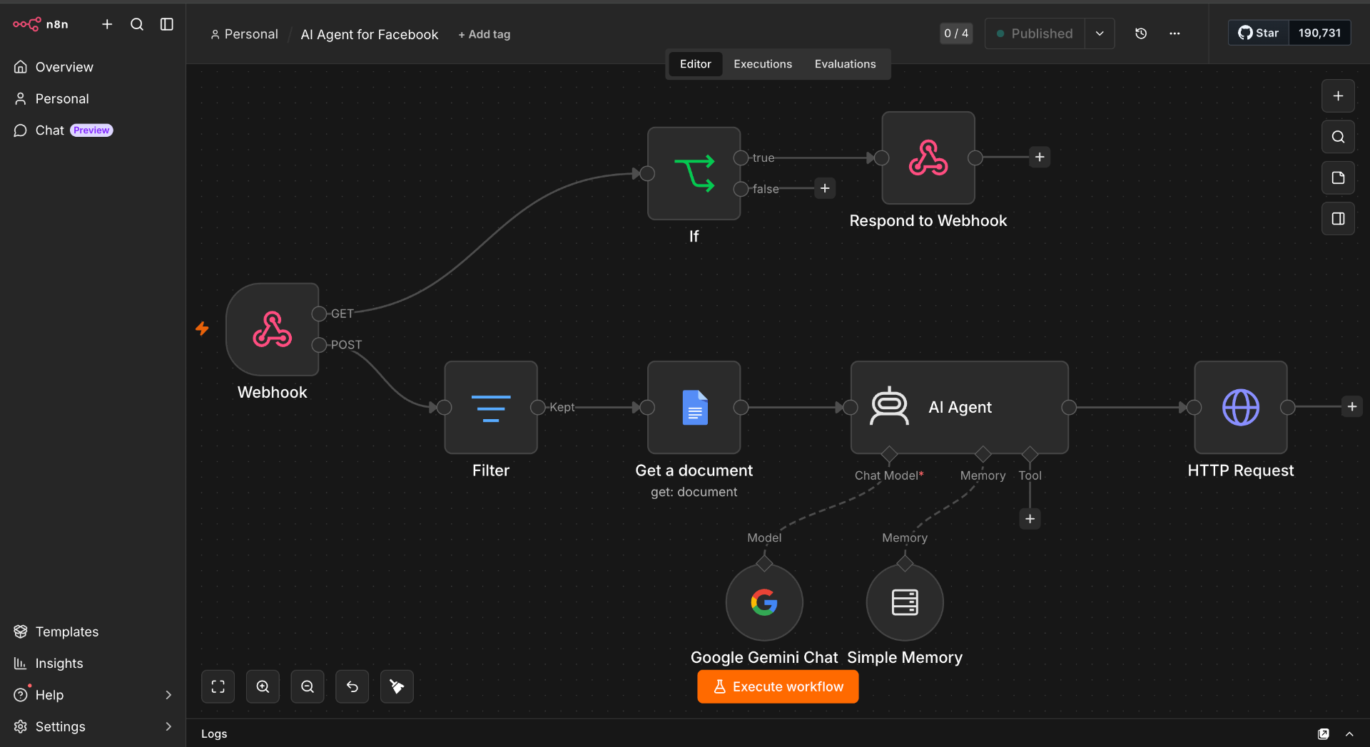 AI Agent for Facebook Messenger